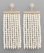  Pearl Tassel Earrings