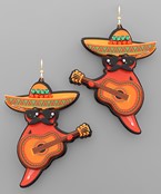  Acrylic Mexican Pepper Earrings