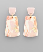  Clay Marble Geometric Earrings