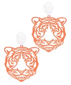  Color Tiger Filigree Earrings