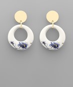  Chinoiserie Gradual Ring Earrings