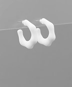  Color Coated Curvy Hoops