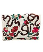  Rosy Boa Beaded Clutch