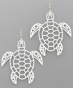  Turtle Filigree Earrings