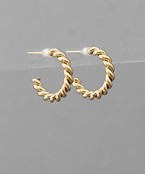  18mm Twisted Hoops