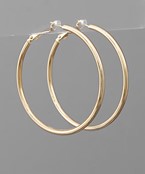  50mm Gold Dipped Hoops