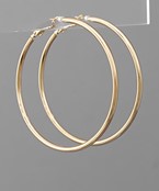  60mm Gold Dipped Hoops