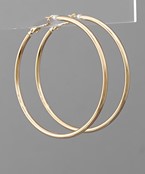  60mm Gold Dipped Hoops