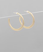  Gradual Flat Hoops