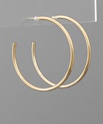  50mm Gold Dipped Hoops