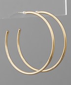  60mm Gold Dipped Hoops