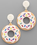  Acrylic Doughnut Earrings