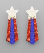  American Star & 3 Bar Earrings