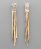  Multi Chain Tassel Earrings
