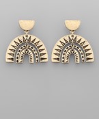  3 Antique Arch Earrings