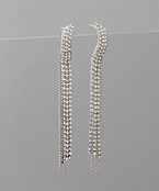  Crystal Fringe Earrings