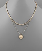  Evil Eye Heart Layered Necklace