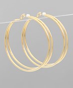  48mm Double Circle Hoops