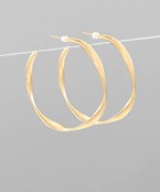  Twisted Square Hoops