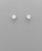  7mm CZ  Round Studs