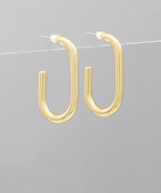  30mm Oval Hoops