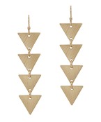  4 Triangle Drop Earrings