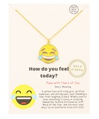  Emoji Tears of Joy Face Necklace