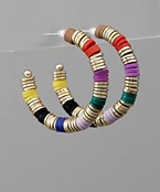  Metal & Rubber Disk Hoops