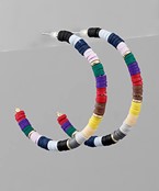  Colorful Rubber Disk Hoops
