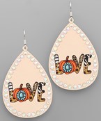  Love Pumpkin Teardrop Earrings