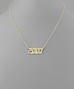  Lucky Year Charm Necklace