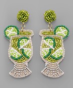  Fruit Cocktail Glass Earrings
