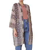  Snake Print Kimono