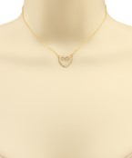  Crystal Beaded Heart Choker