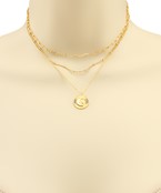  3 Layer Crescent & Star Choker
