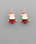  Clay Christmas Theme Earrings