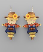  Scarecrow Acrylic Earrings