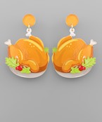  Thanksgiving Turkey Acrylic Earrings