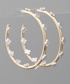  Clover Deco Circle Hoops