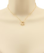  2 Hexagon Choker
