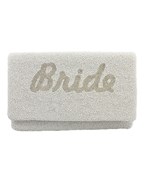  BRIDE Embroidered Bead Clutch