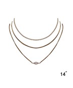  Evil Eye Layered Necklace