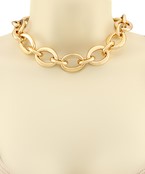  Flat Oval Chain Choker