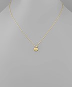  Gold Dipped Apple Necklace 