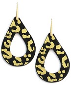  Animal Print Leather Earrings