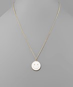  Smile Face Chain Necklace