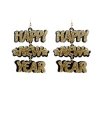  Happy New Year Letter Earrings