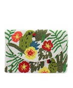  Parrot & Floral Beaded Clutch