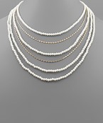  Multi Layer Pearl Necklace