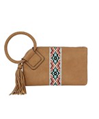  Woven Strip Ring Handle Clutch